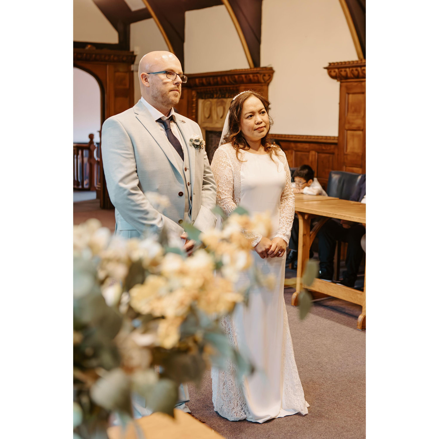 And here we are.. after 10 months of being together, we finally said "I Do" and our lifetime together begins...
