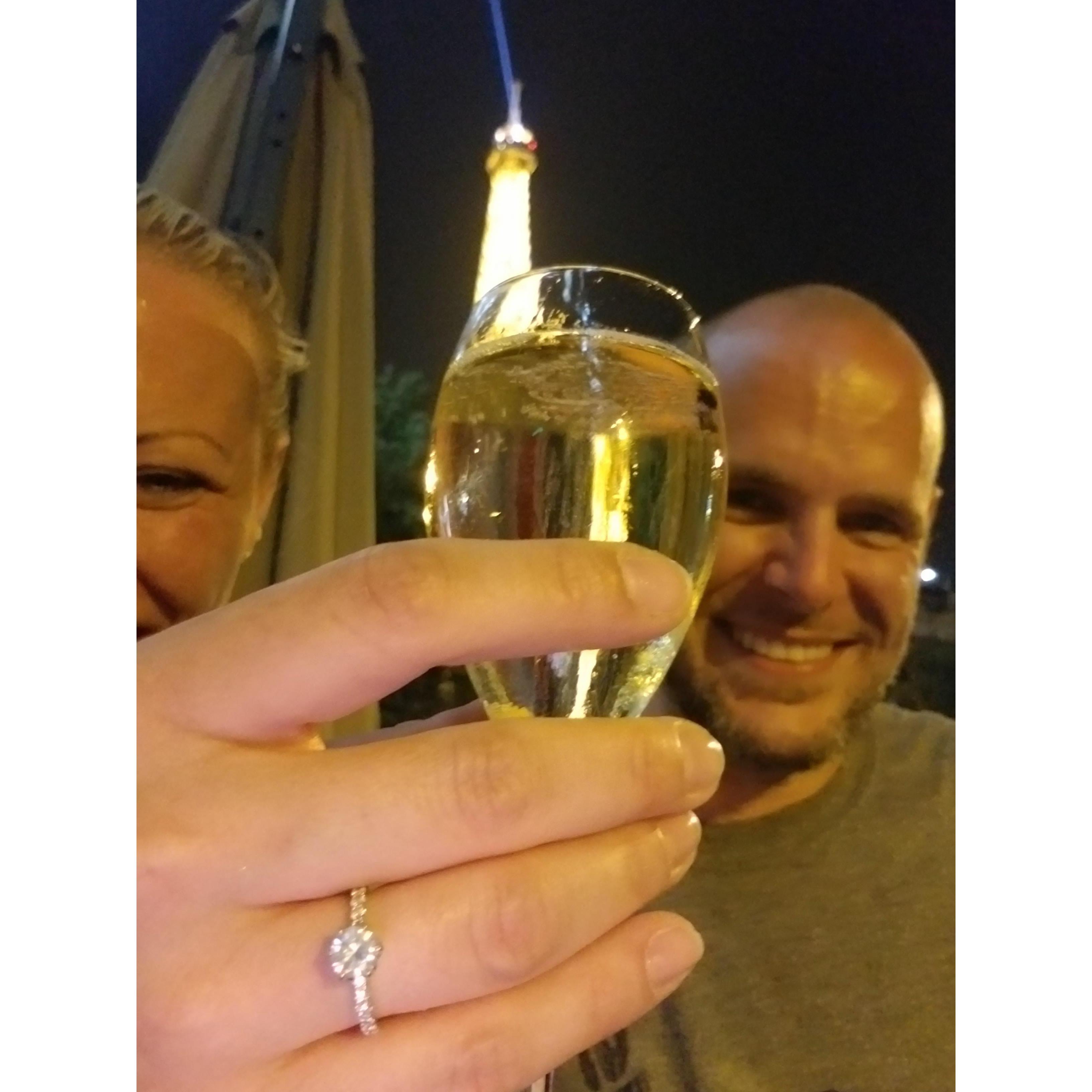 Celebrating our engagement!