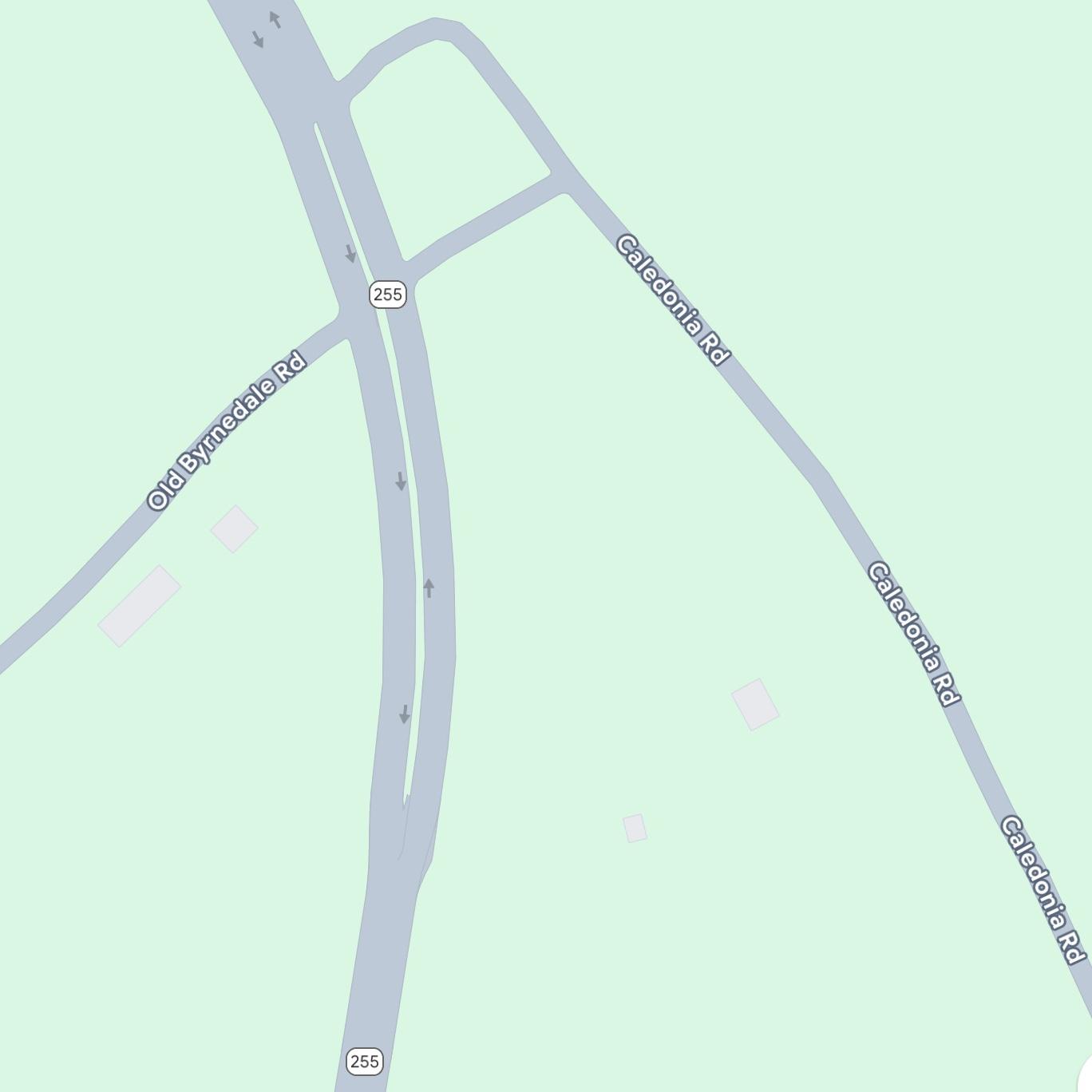 Go up the big hill, where the 2 lane turns into 1 lane, and take the right onto Caledonia Rd. Follow signs.