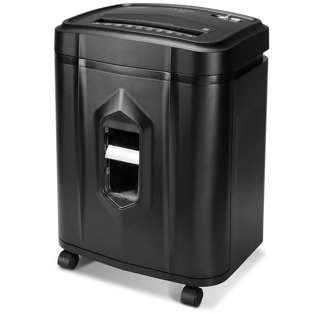 Aurora AU1225MA High-Security 12-Sheet Micro-Cut Paper and CD/Credit Card Shredder/ 5-Gallon Pullout Basket/40 Minutes Run Time