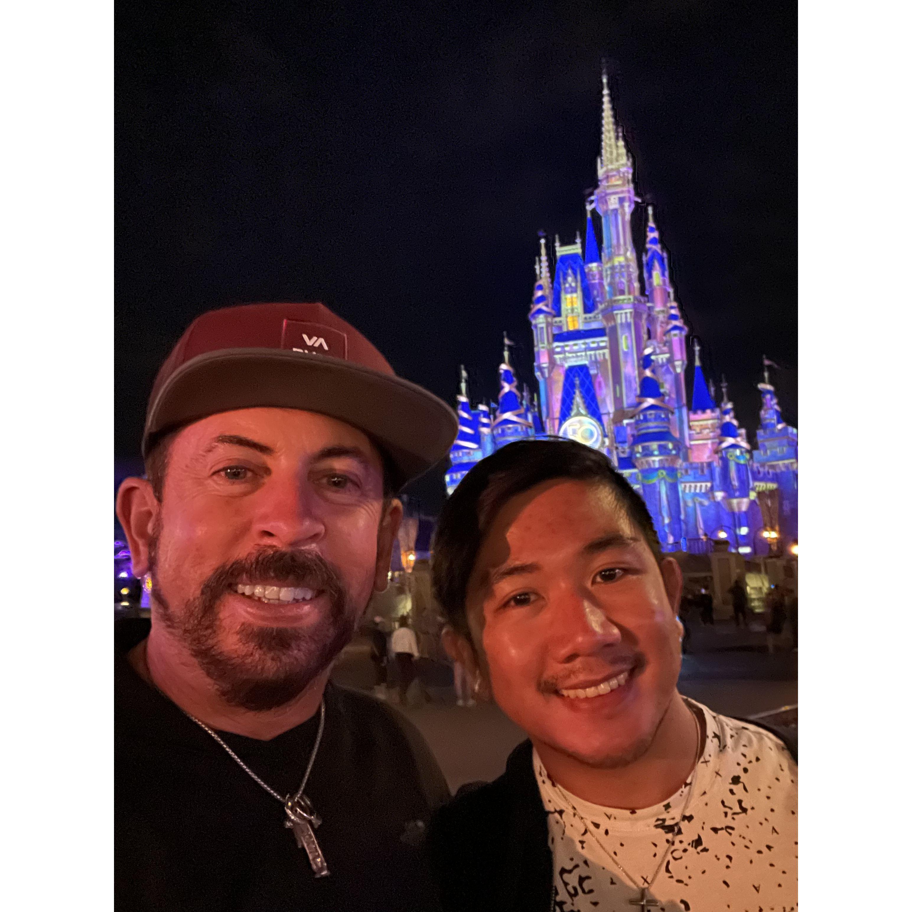 David and Eddie at Walt Disney World 2022
