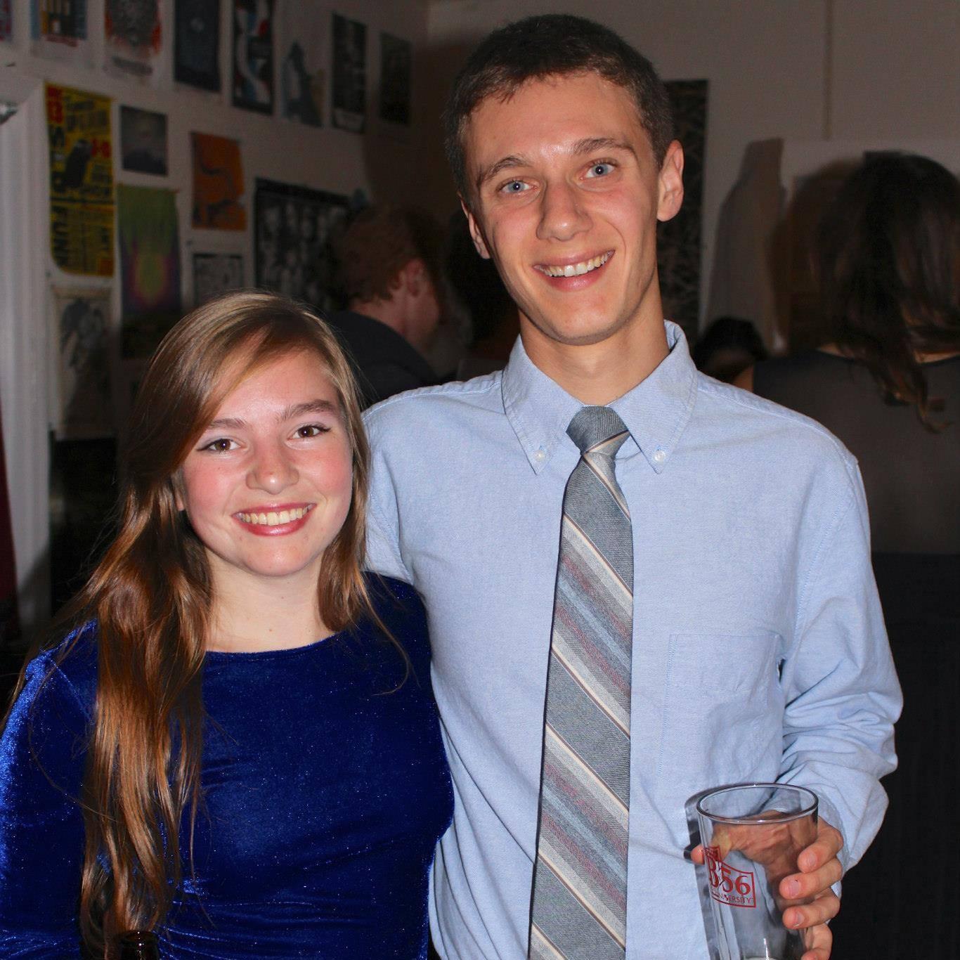 Our first formal event together at St. Lawrence