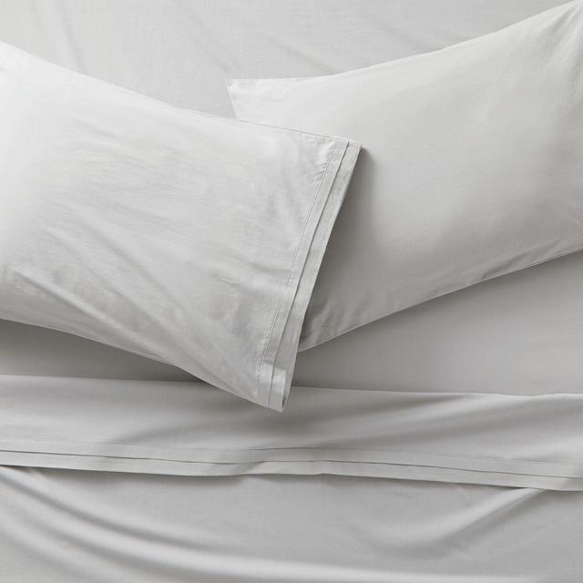 Mellow Sterling Organic Cotton Queen Sheet Set