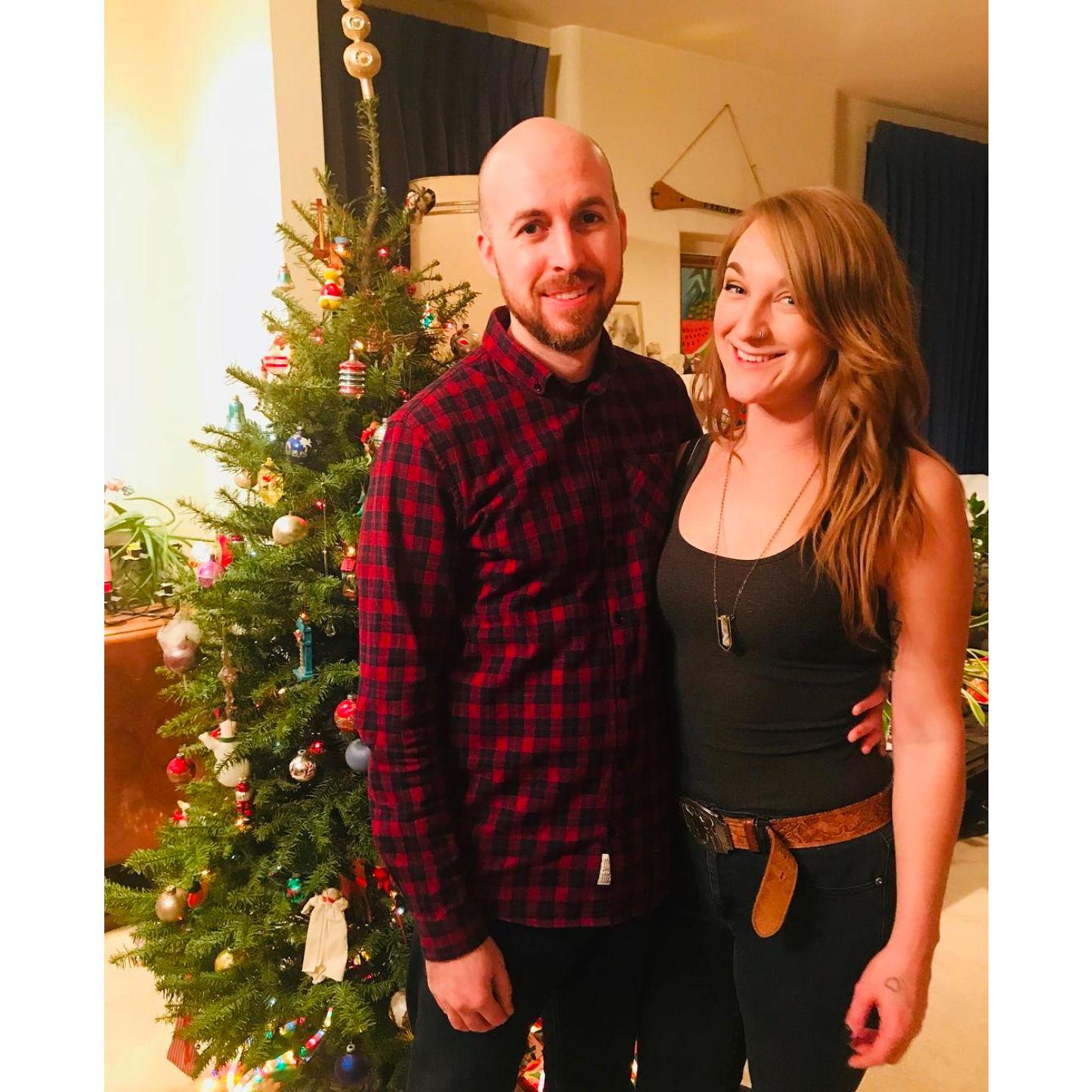 First Christmas together at the Weisert's in Corralitos!