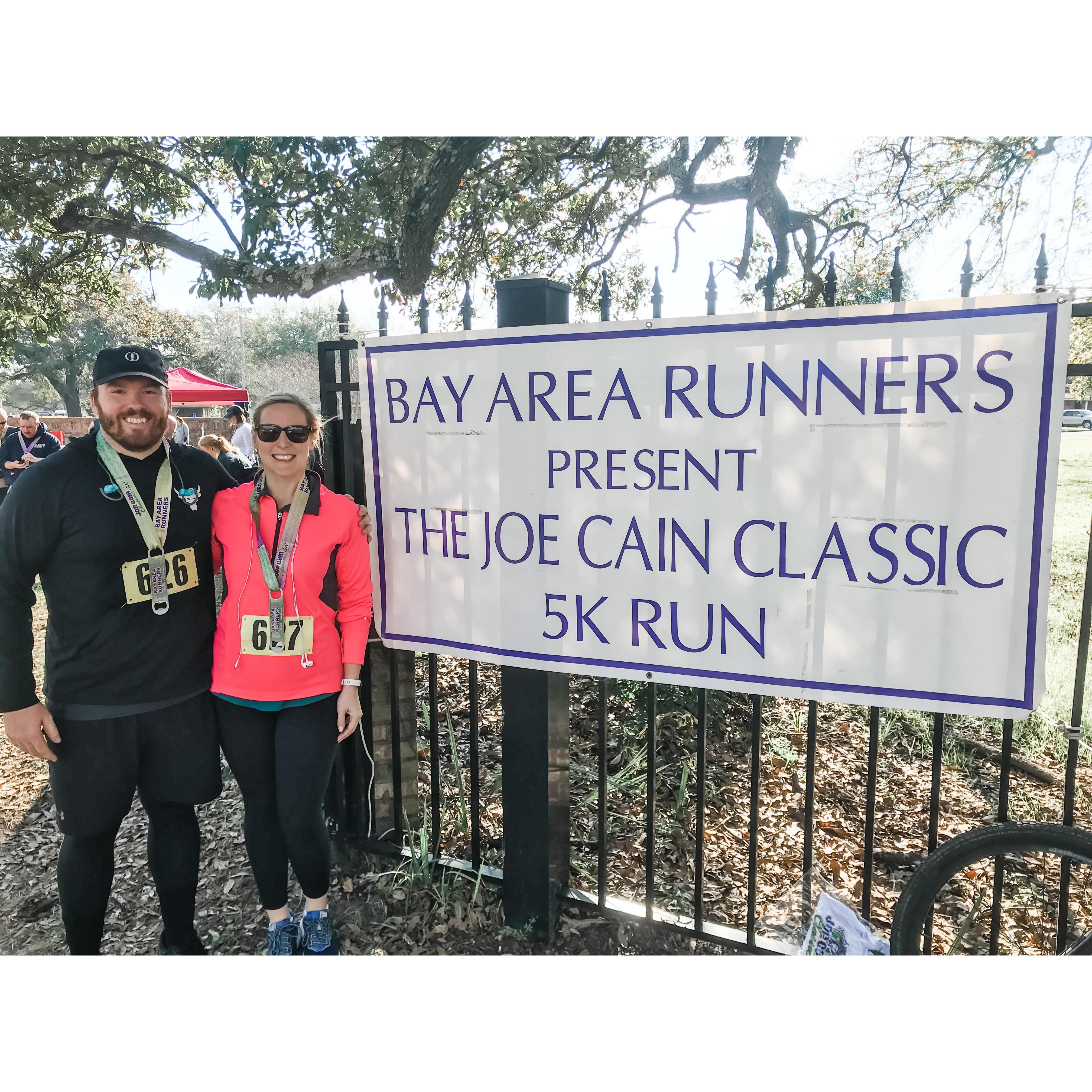 Our most recent 5k together