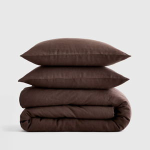 European Linen Duvet Cover Set - Full/Queen