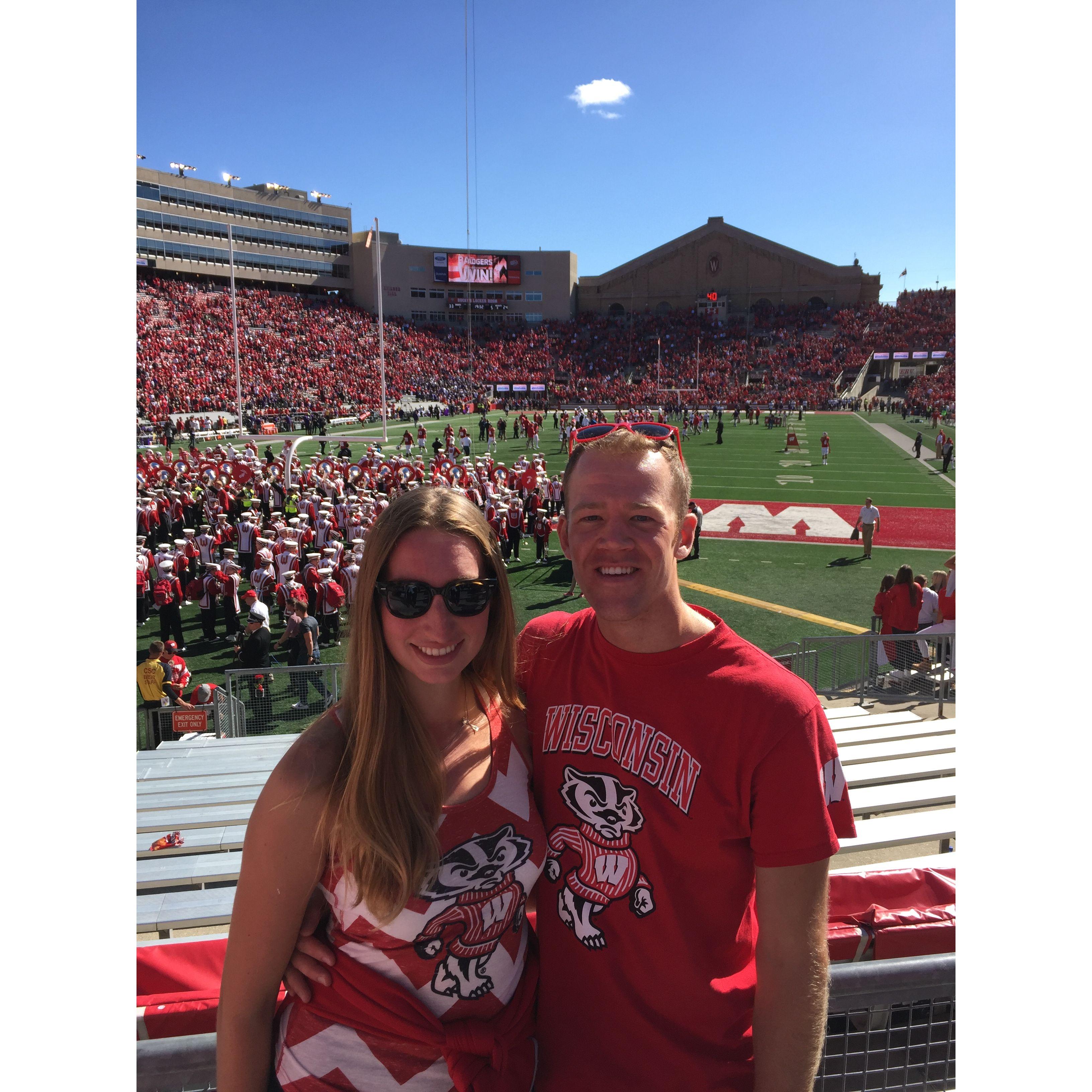 First badger game together!