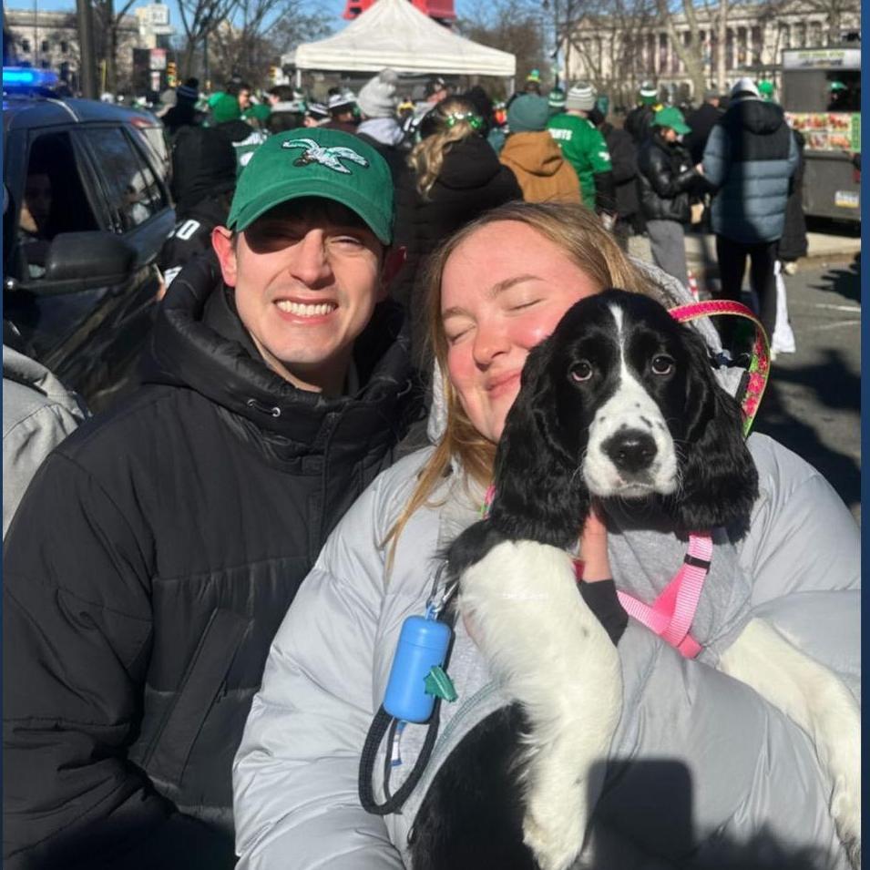Eagles' Super Bowl Parade with Clover.