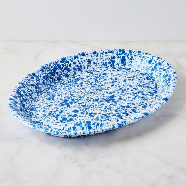 Classic Enamel Oval Platter