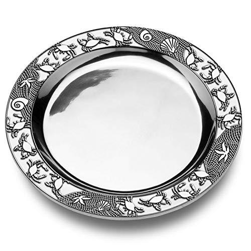 Wilton Armetale Crab with Shell Large Round Tray