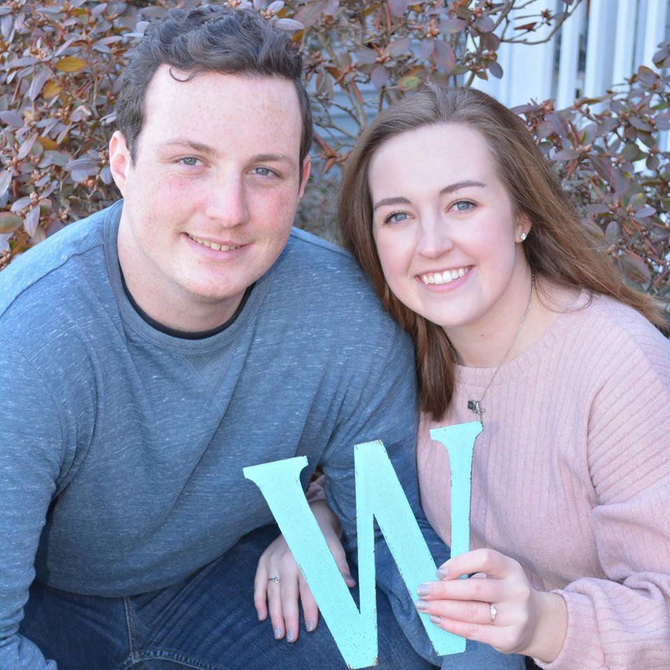 Our first picture as an engaged couple