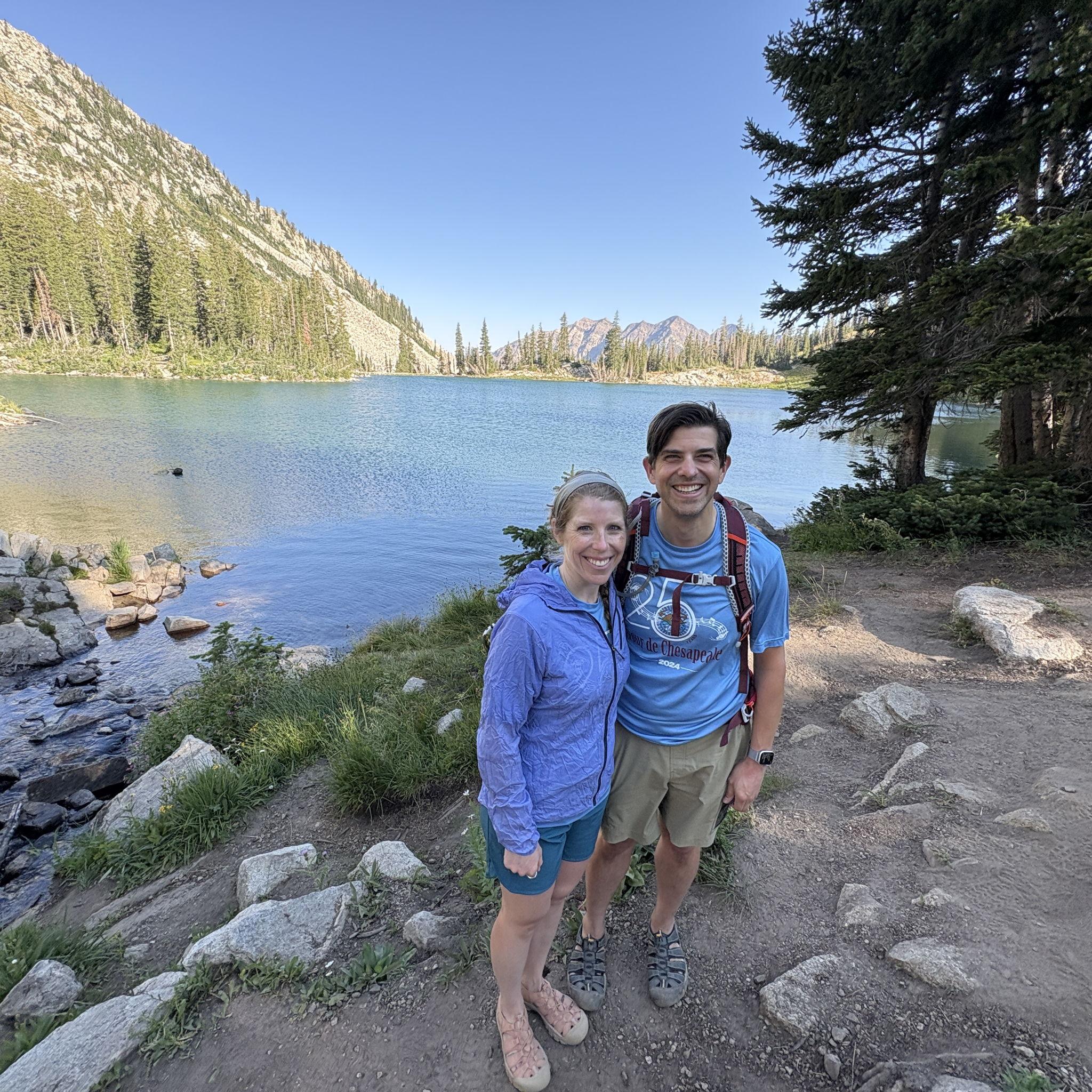 Hiking in UT with Jenny's family