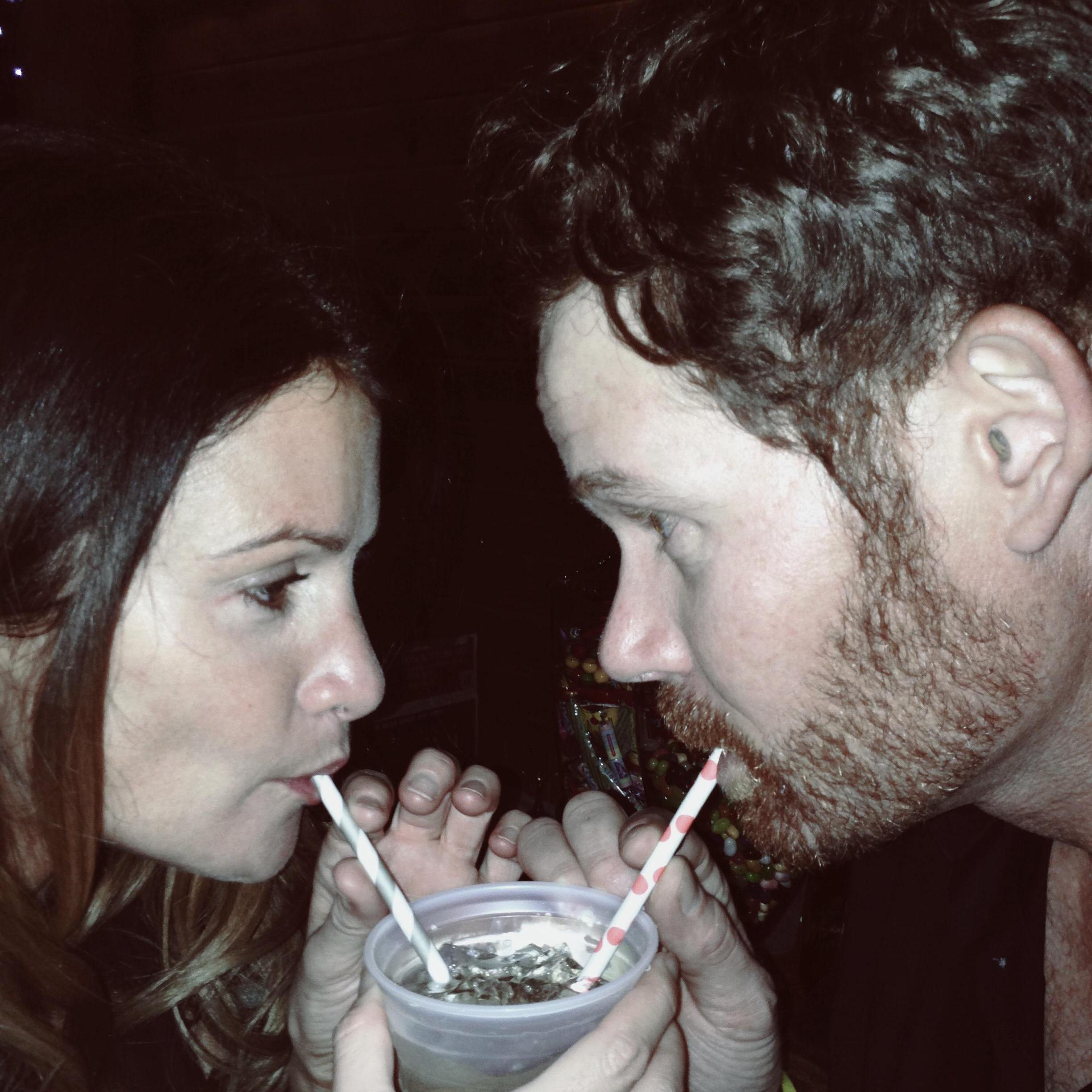 This shot was taken at Erica and Chris Terrell's wedding... I'm pretty sure this was the night we "knew" we were next...