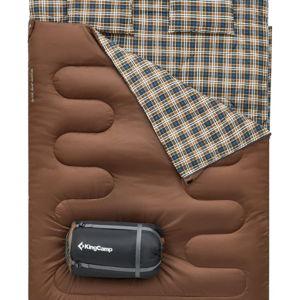 KingCamp 3 Season Double Sleeping Bag Color: Coffee