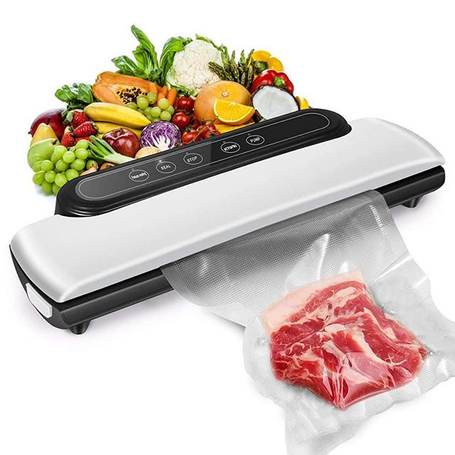 (2021 New Upgraded) Vacuum Sealer Machine, Automatic Food Sealer Machine, Food Vacuum Air Sealing System for Food Preservation Storage Saver, Dry & Moist Food Modes