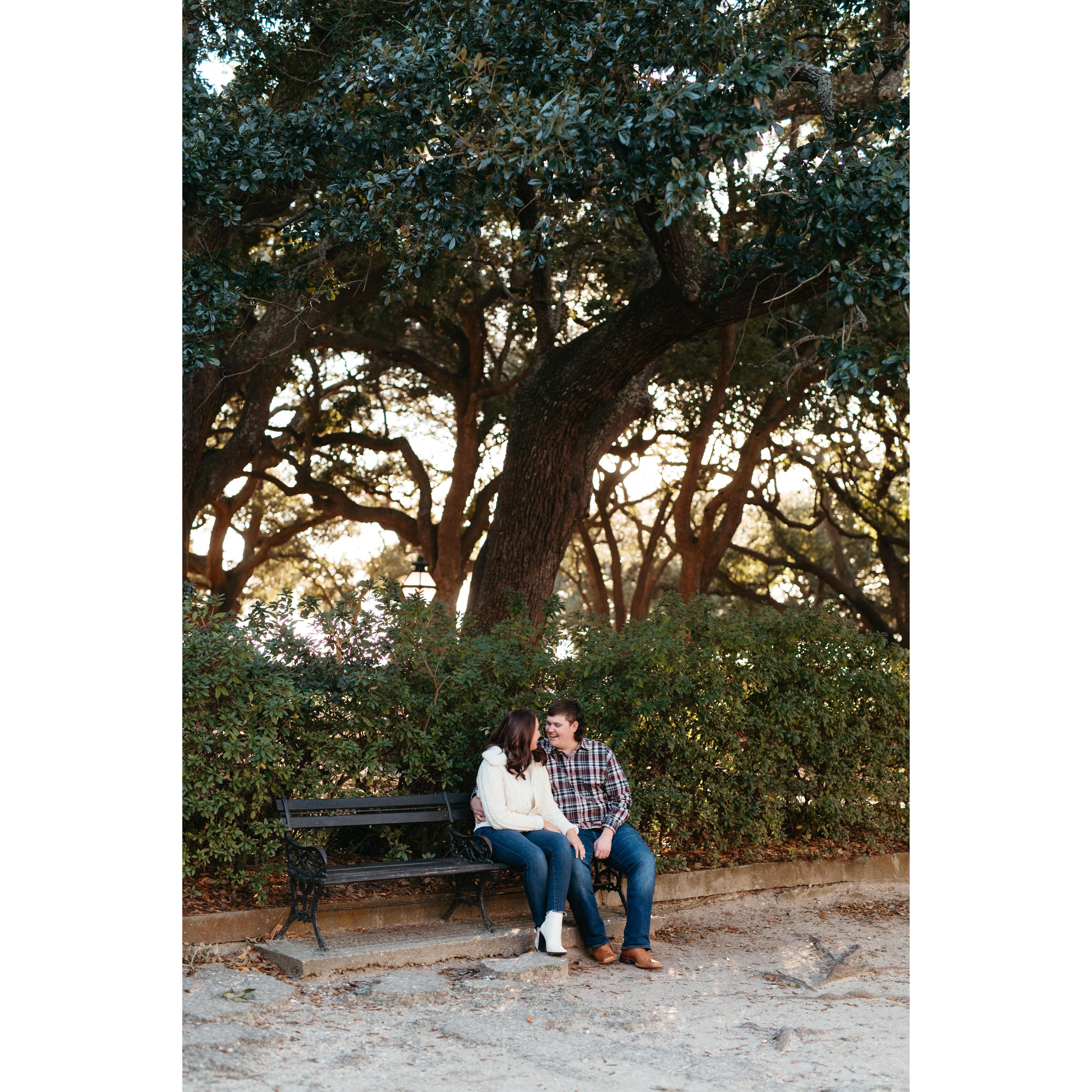 Giving each other our best Forest Gump impressions.
Charleston, South Carolina. January 2022. Taken by Rose Bowman.