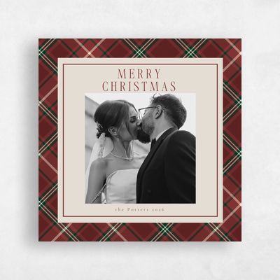 Maroon, Red Holiday Card - Princeton Square