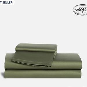 Luxe Sateen Core Sheet Set - King - Fresh Moss