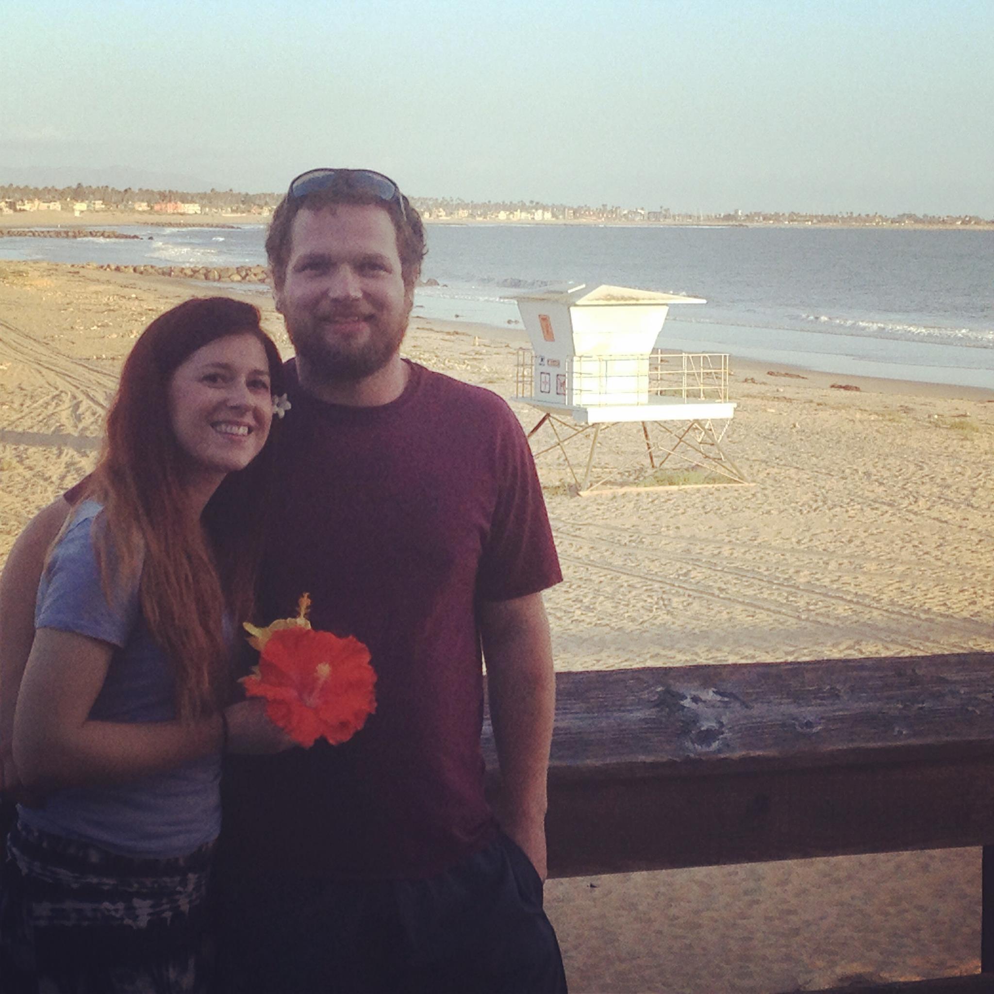 On vacation, visiting Jacksons uncle Tim in California