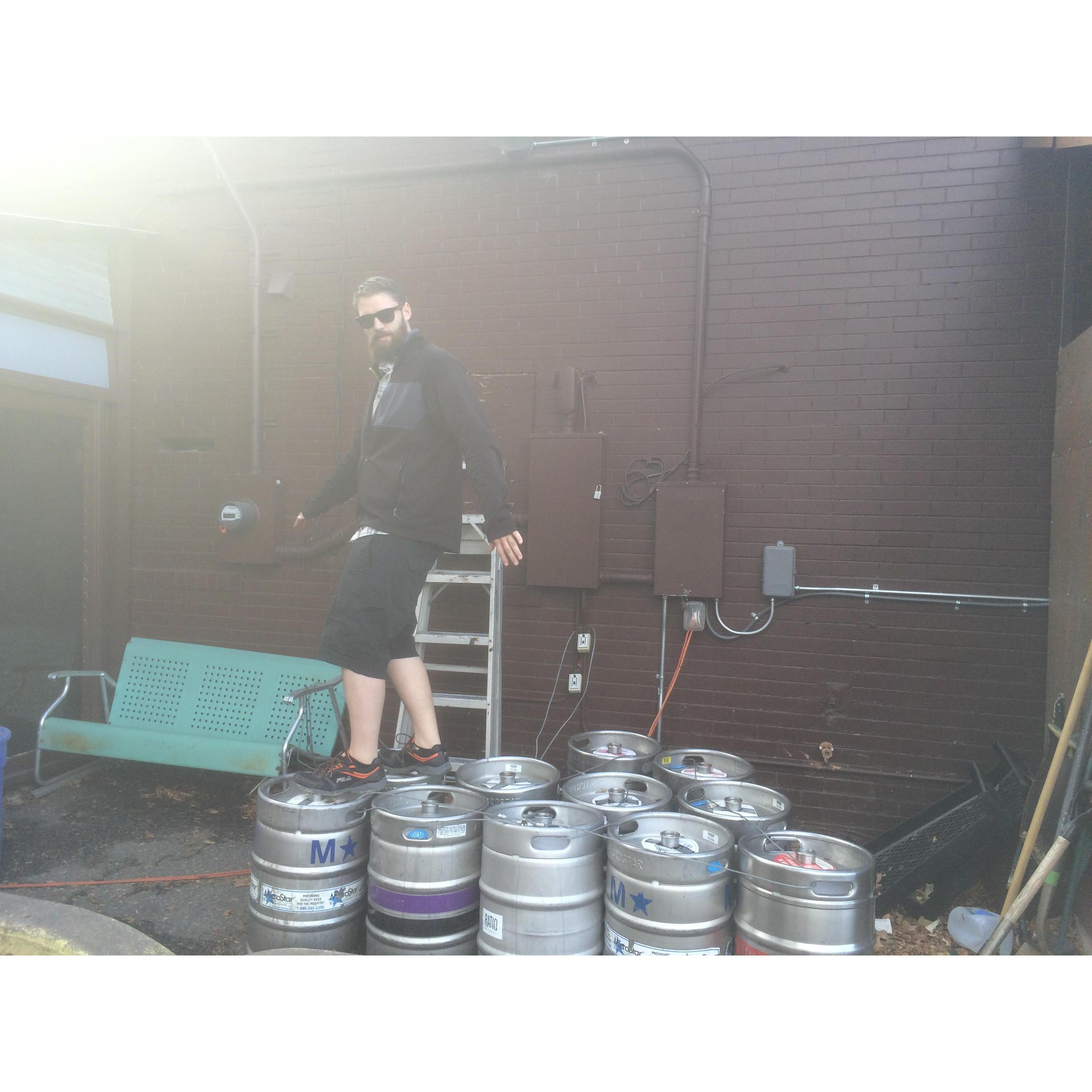 Lets give 'keg stand' a new meaning