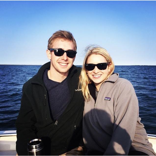 Slurping up fresh oysters in Duxbury Bay, MA!