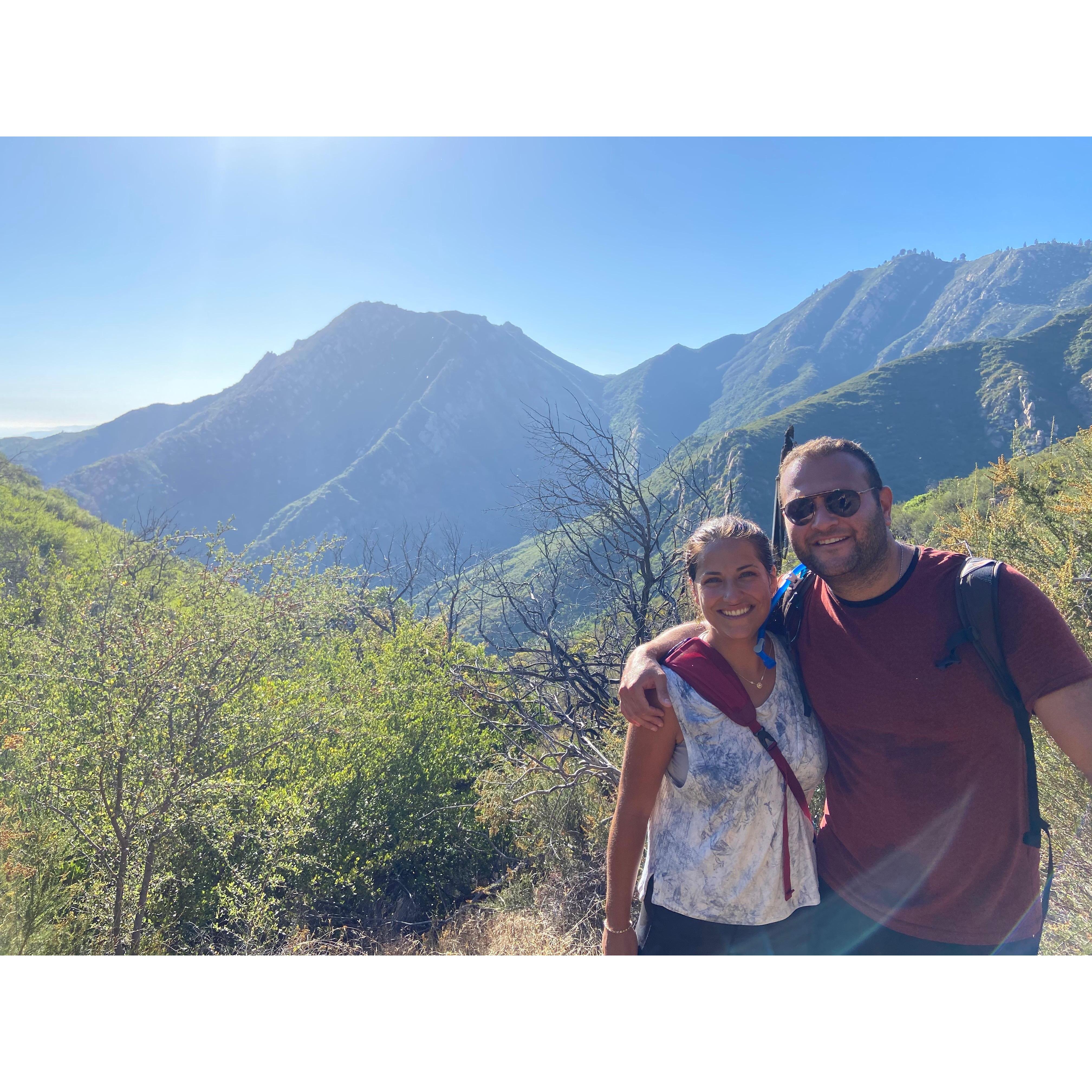 and we set out to visit Brother Eric in Santa Barbara!