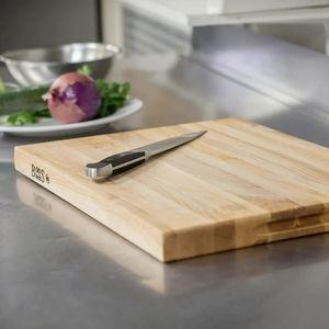 John Boos R-Board Series Rectangular Wooden Maple Cutting Board 24”x18” – 1.5” Thick, 18-lb Reversible Butcher Block with Edge-Grain & Finger Grips – Made in the USA