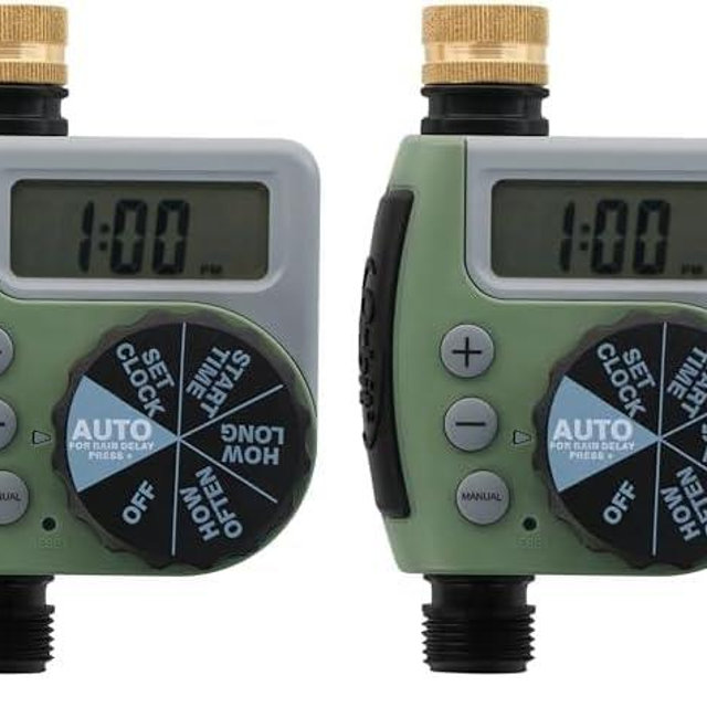 Orbit 62056 One Outlet Single-Dial Hose Faucet Timer (Pack of 2)