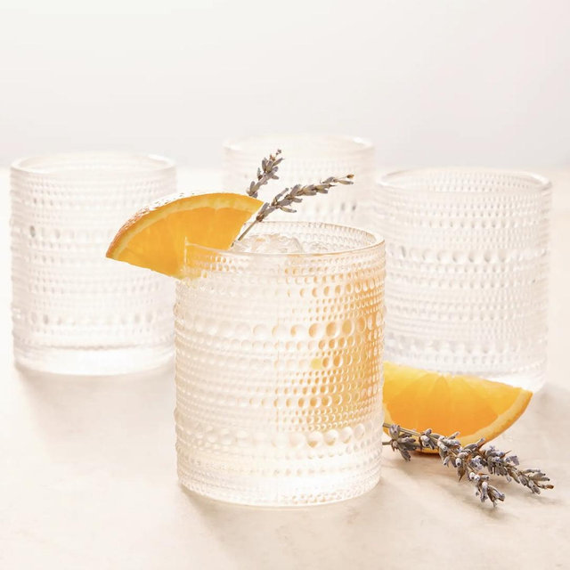 Jupiter Short Glass Tumbler (Set of 6) - Clear