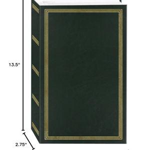 3-Ring Photo Album 504 Pockets Hold 4x6 Photos, Hunter Green