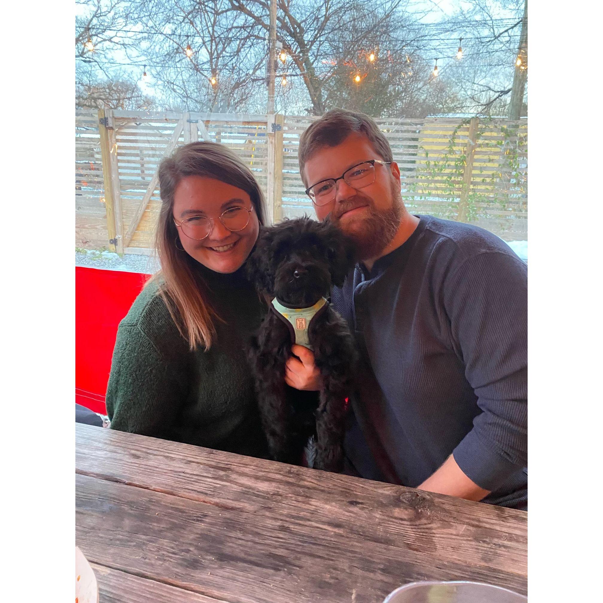 Bar hopping with the baby; Nashville, TN