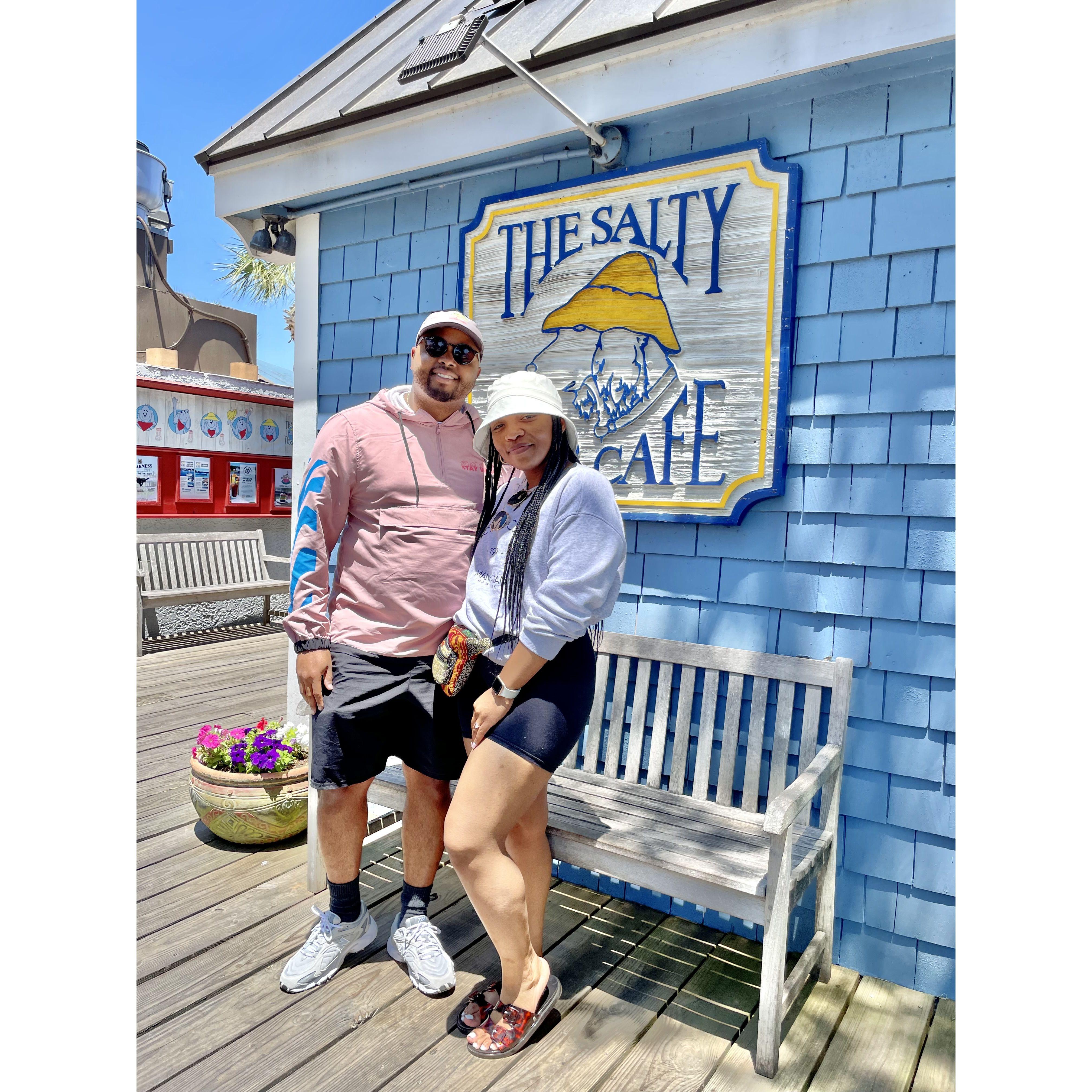 The weekend Kavaris proposed to Amber in Hilton Head, SC! 🏖️ 🐊 🦀