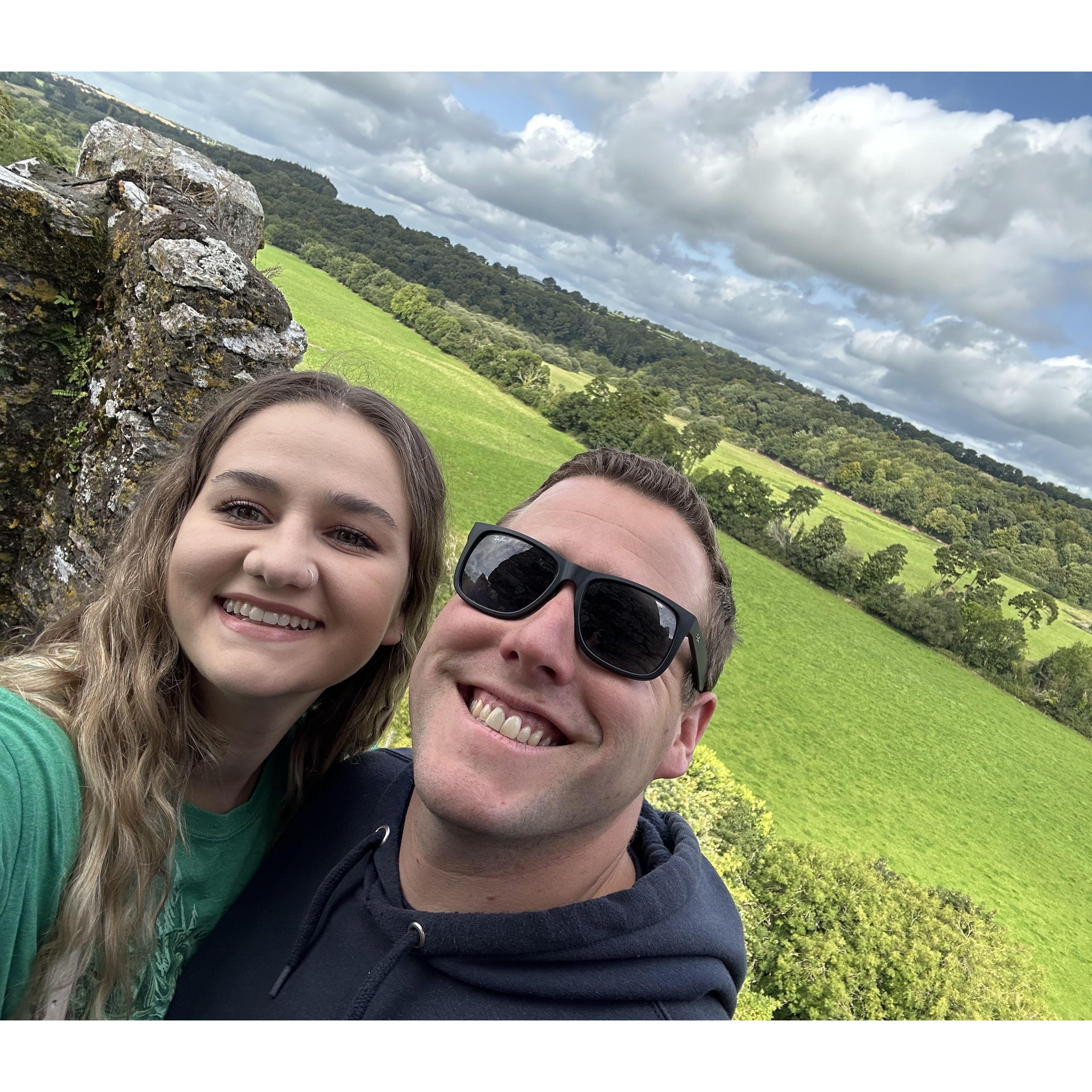 Visiting the Blarney Castle. Yes we kissed the stone.