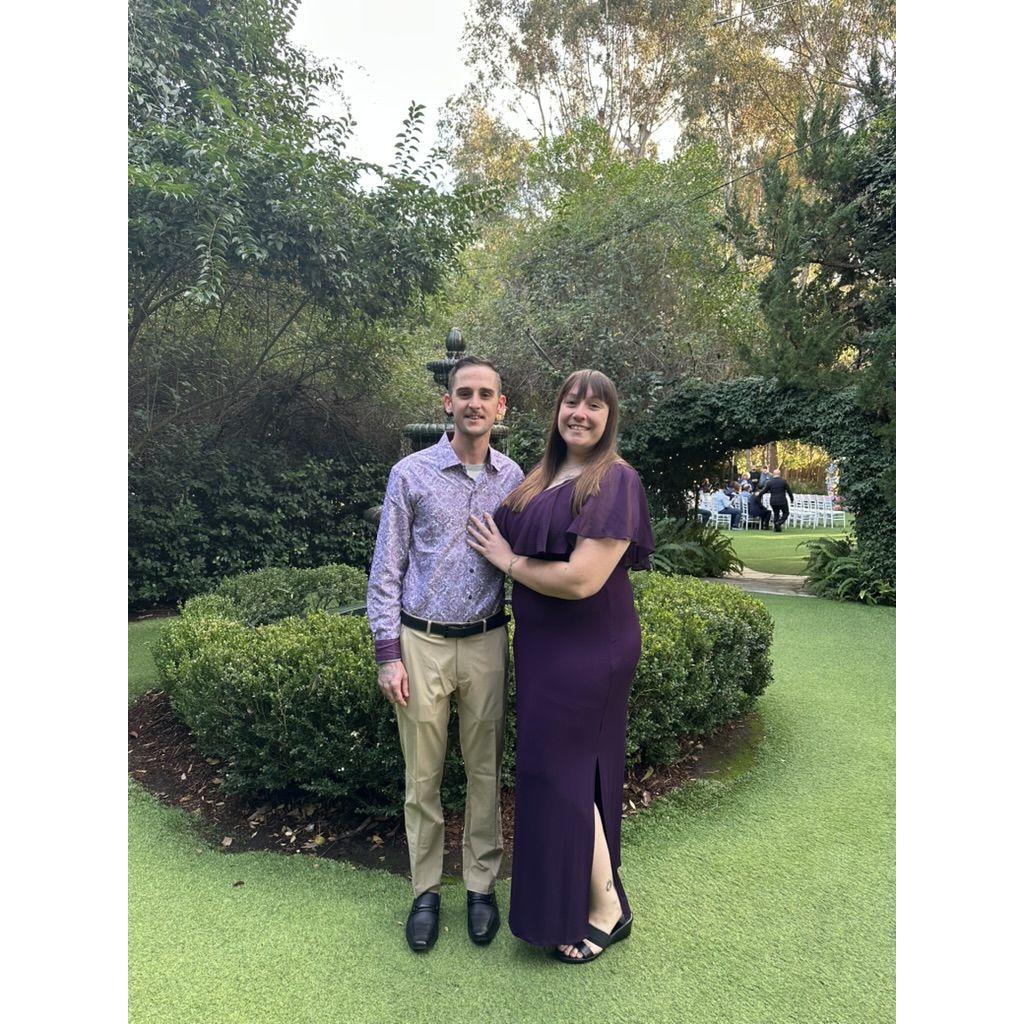 January 30th, 2025 - Attended our first wedding together