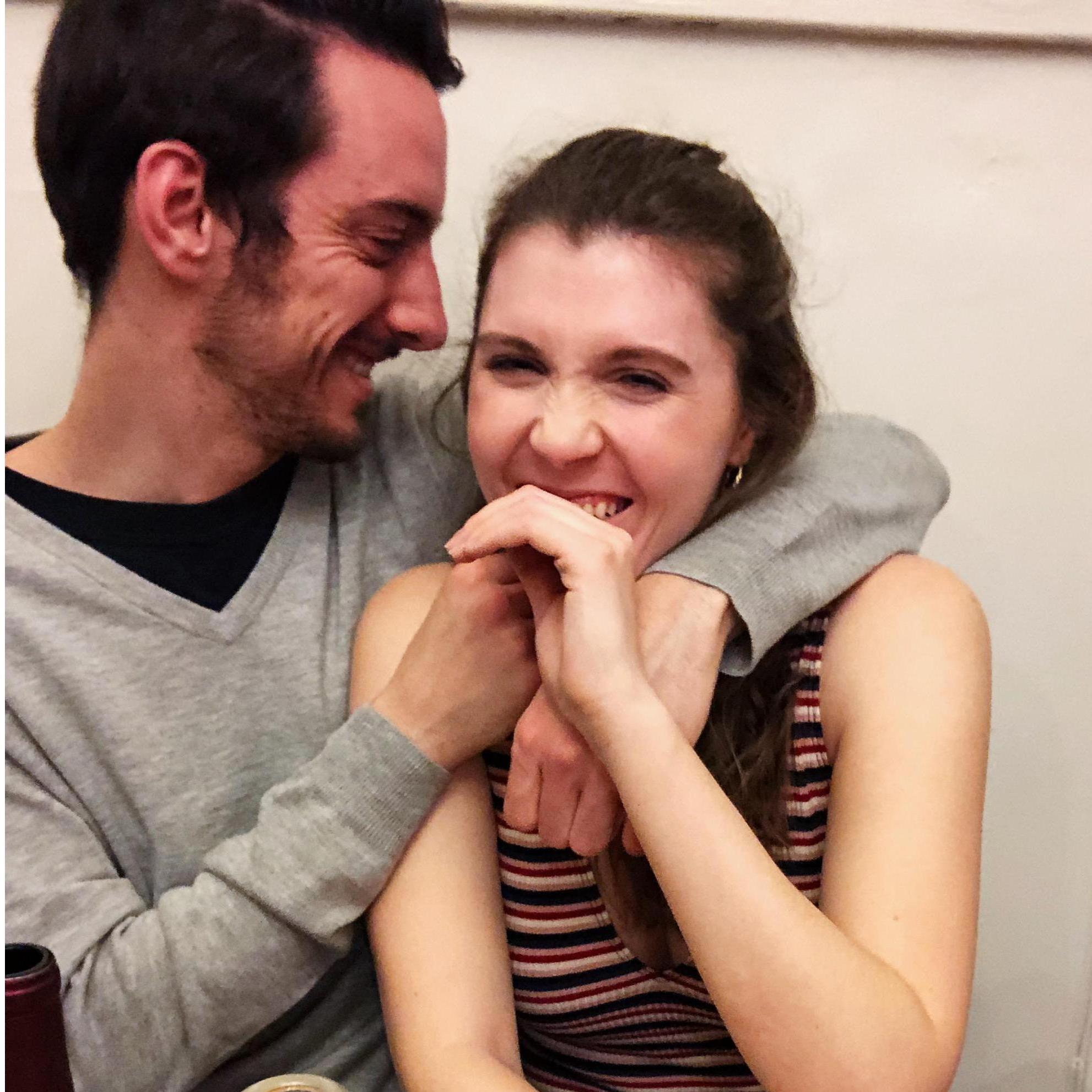Most of our photos are of us just being goofballs