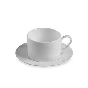 Nevaeh White by Fitz and Floyd - Nevaeh White® by Fitz and Floyd® Grand Rim 10 oz. Cup and Saucer