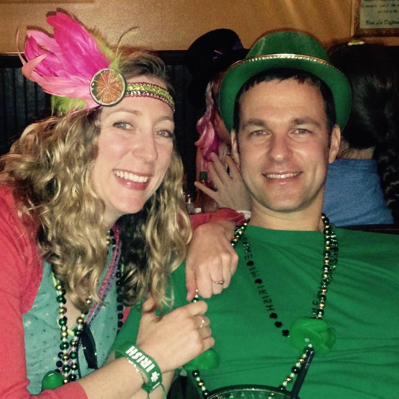 St. Patrick's Day Parade, Irish Channel, New Orleans.