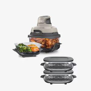 Ninja Crispi® Portable Cooking System 4-Pack Bundle, Stone | SharkNinja