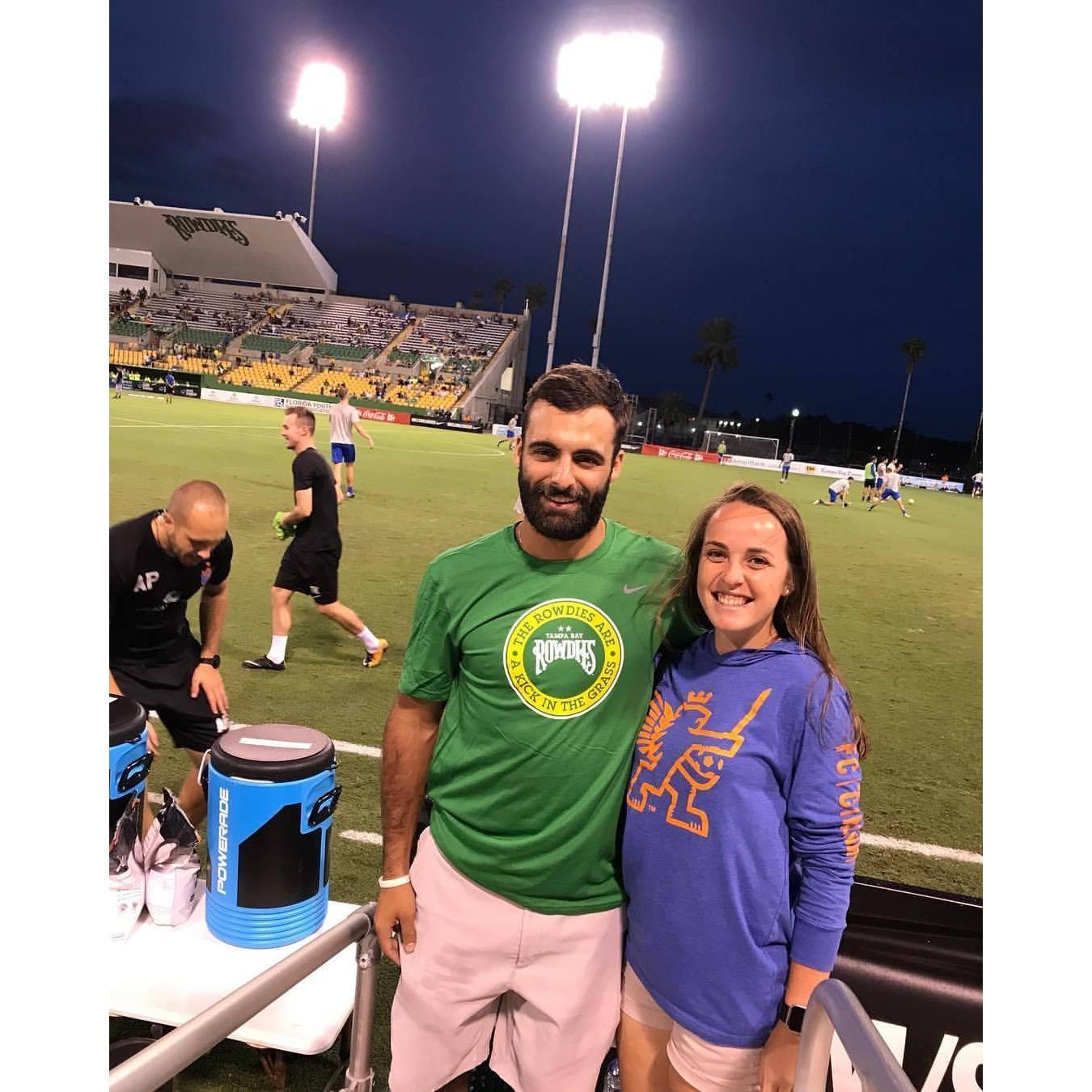 The Rowdies won, obviously.
