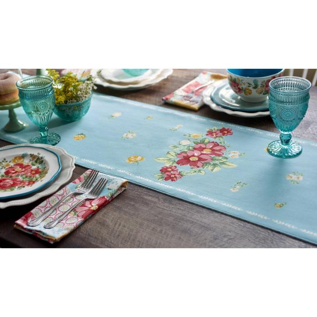 The Pioneer Woman Vintage Floral Reversible Table Runner, 14" x 72"
