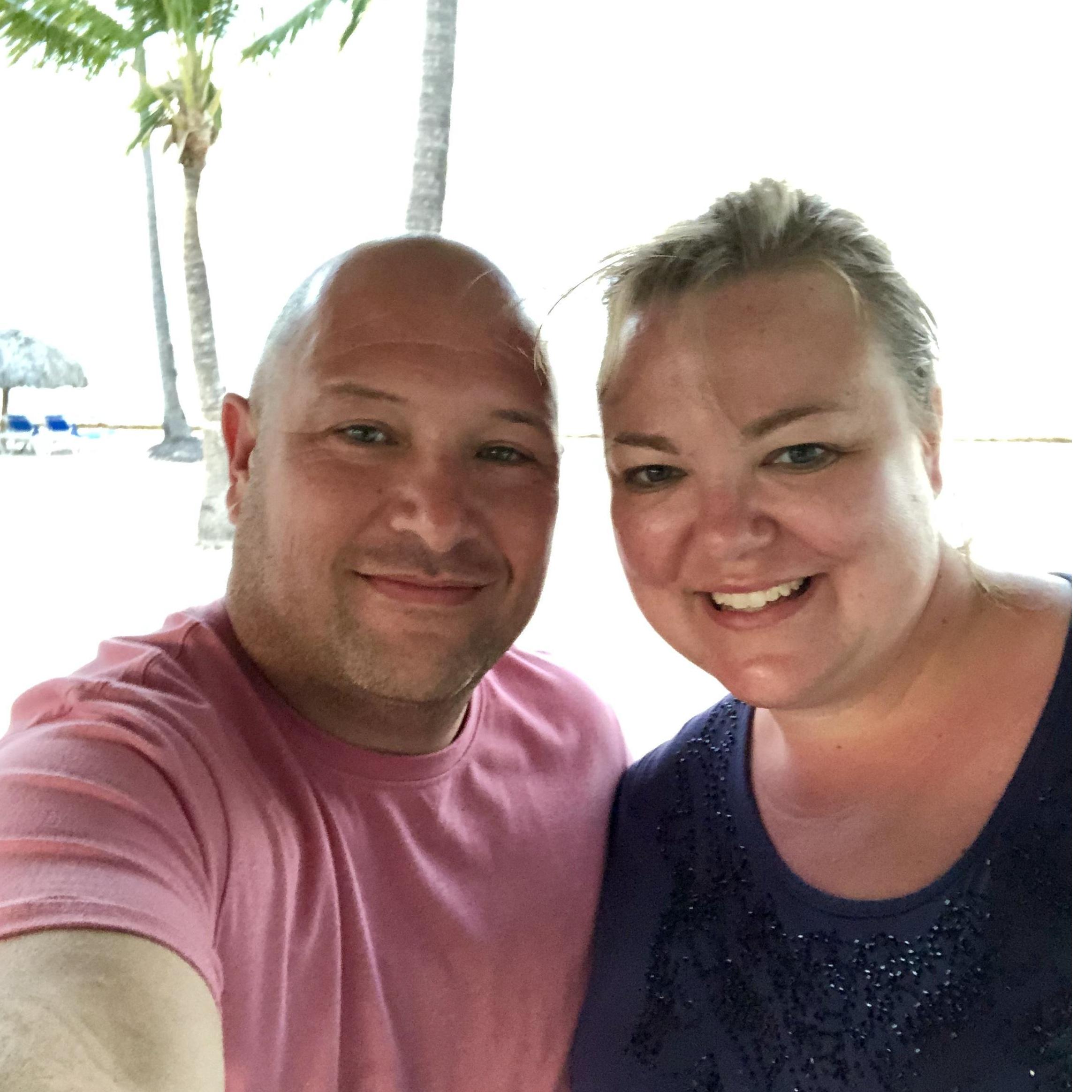 We love spending time together at the beach!