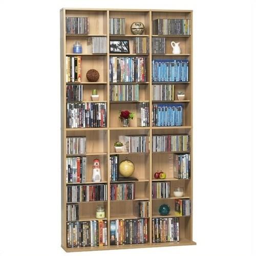 Atlantic - Oskar Wood Media Cabinet - Maple