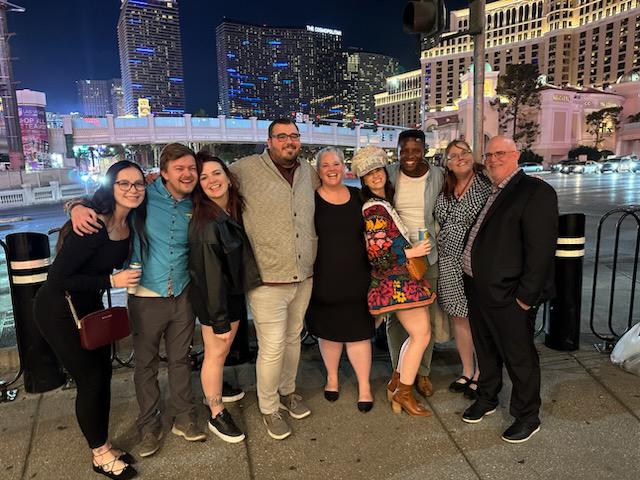 Celebrating Brit's 30th birthday in Vegas