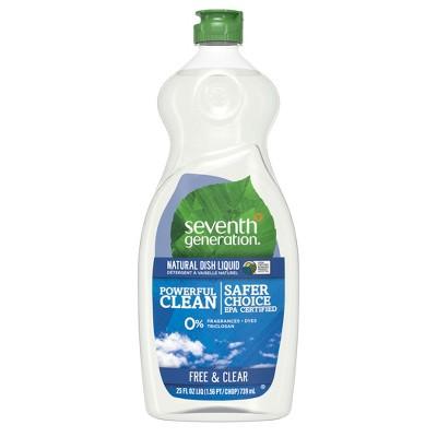 Seventh Generation Free & Clear Liquid Hand Dish Soap - 25oz