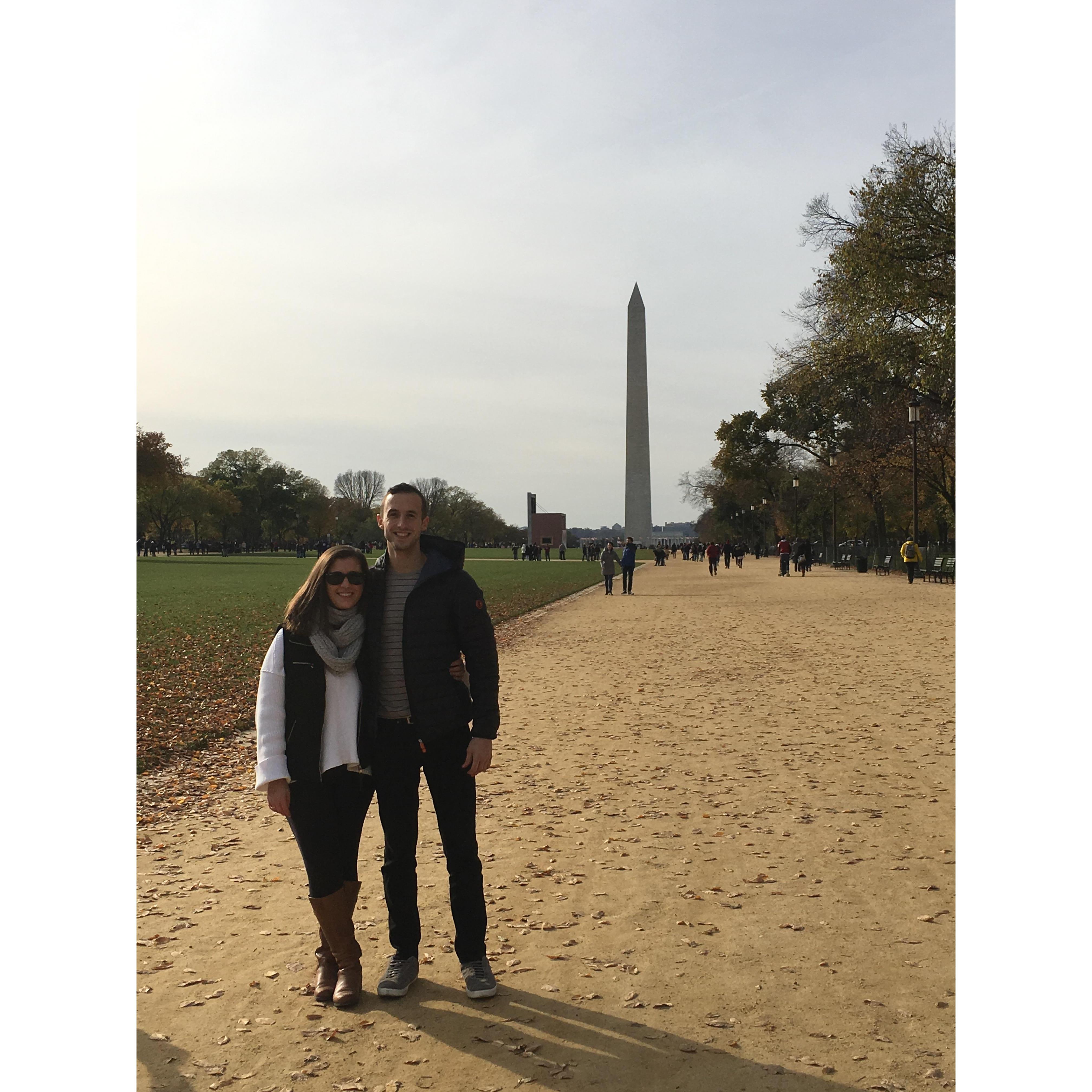 Our first weekend trip together! Ironically, to the place we live now :)