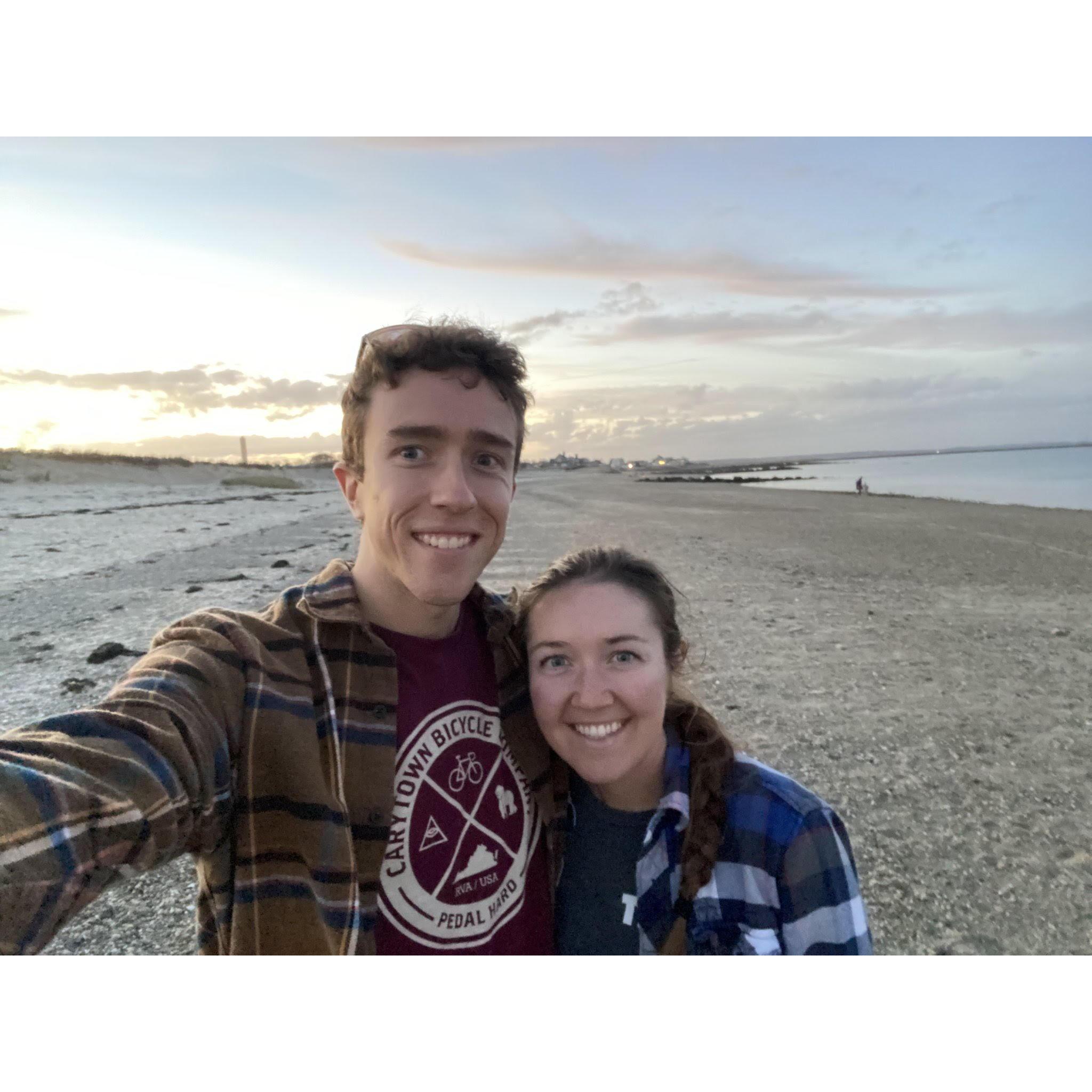 Sean and I took a trip to Sandwich, MA for a cyclocross race weekend.