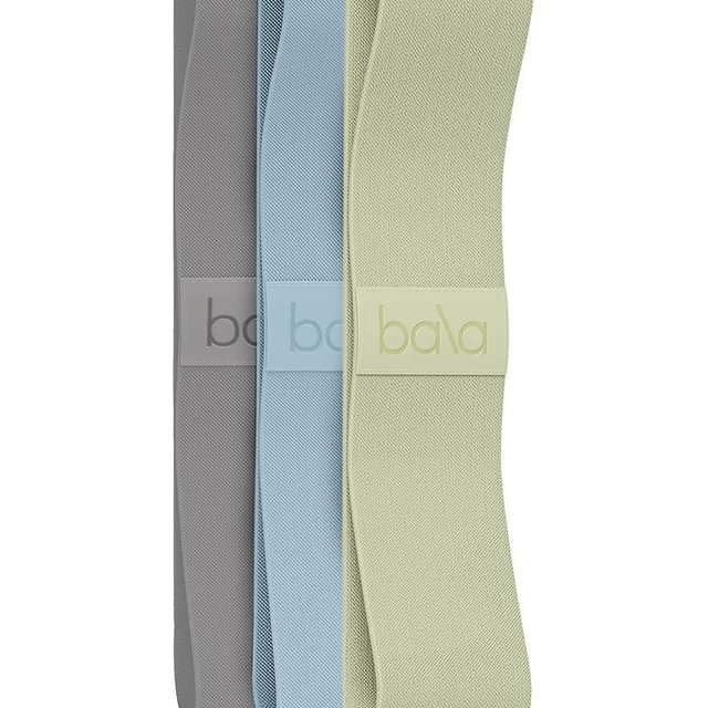 Bala Bands Resistance Bands for Women & Men, 3-Pack - Elastic Exercise Bands for Working Out - Wrist, Ankle, Legs & Booty Bands - Workout Resistance Bands for Yoga, Pilates, Strength Training