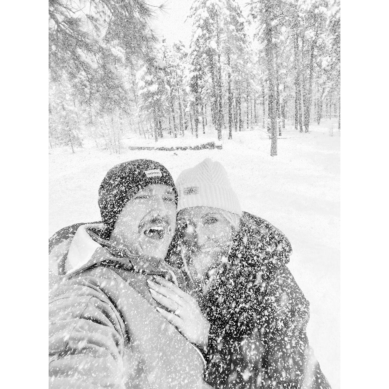 Snow day in Flagstaff. This is our favorite little place to sneak away to in Arizona.