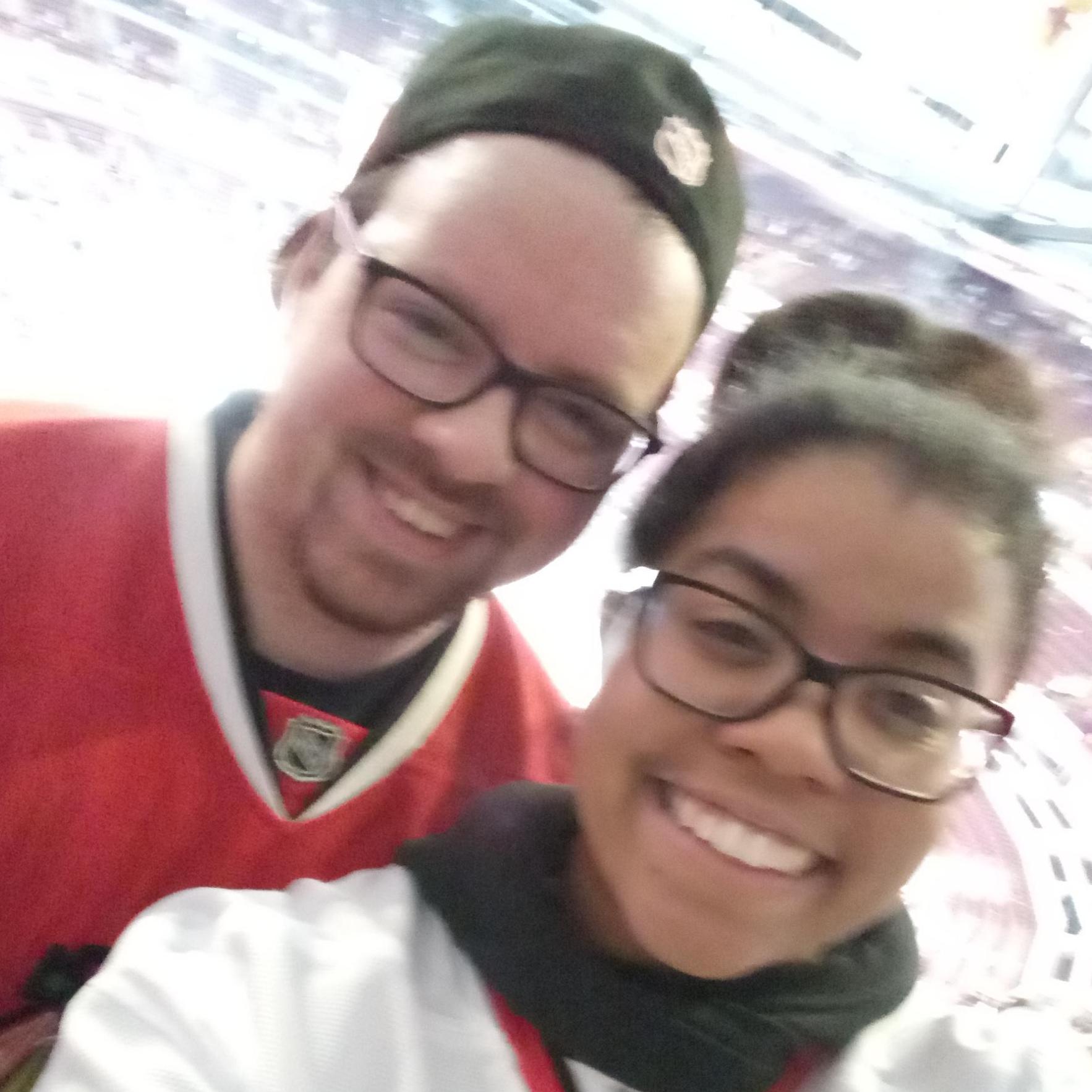 Our third Blackhawks game