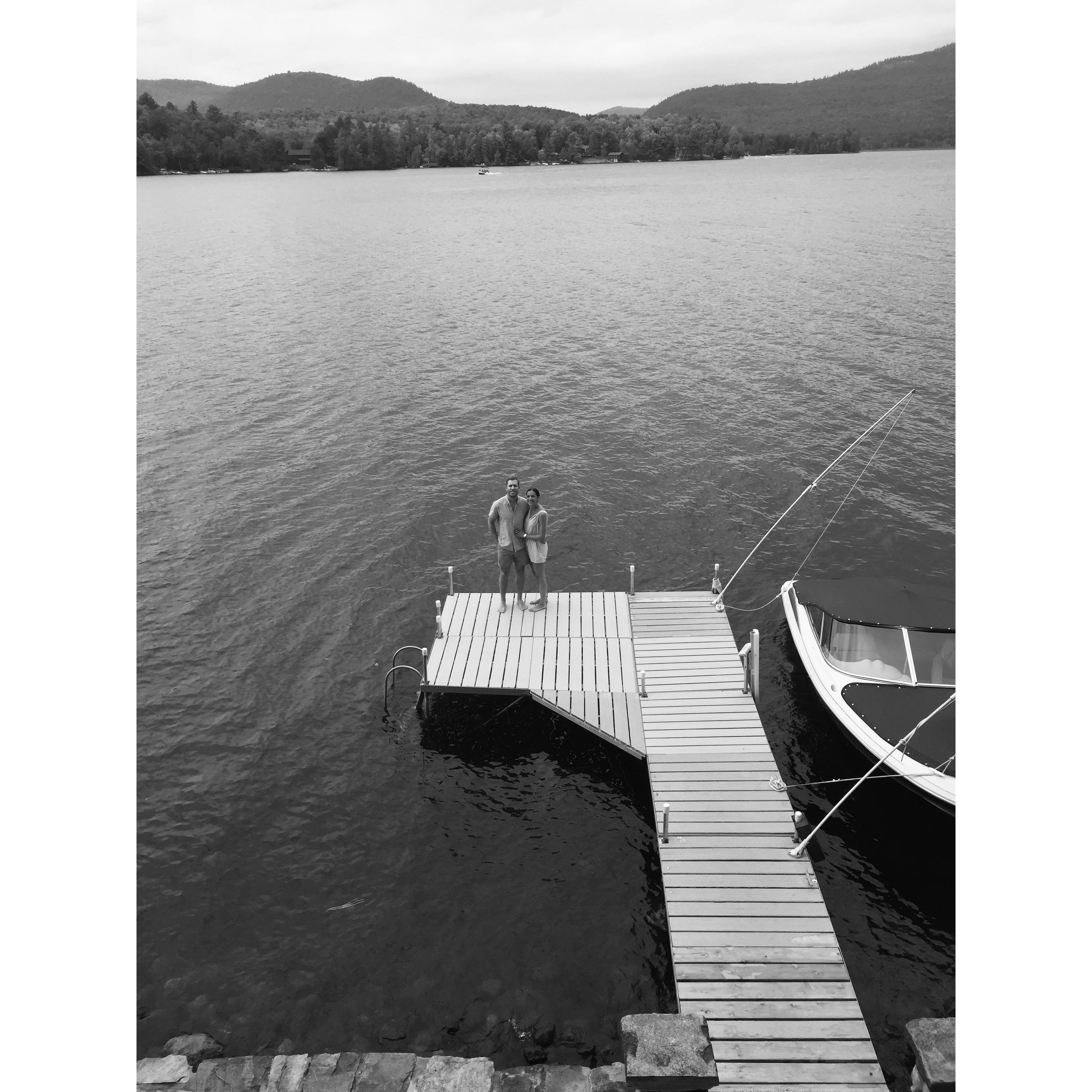 Where we got engaged! - Brant Lake, NY
August 2018
